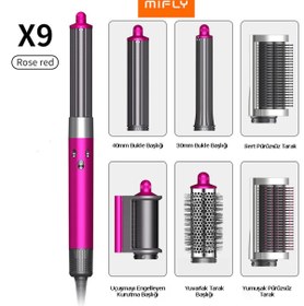 Resim miFly Multi Fonksiyonlu Pembe Saç Şekillendirici 