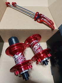 Resim Pasak Kırmızı Ön Arka Yüksek Hub Sesli 32 Delikli Göbek Seti Rulmanlı 