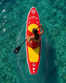 Resim Crazy Fan Sarı Kırmızı Şişme SUP Board / Paddle Board 320 cm 