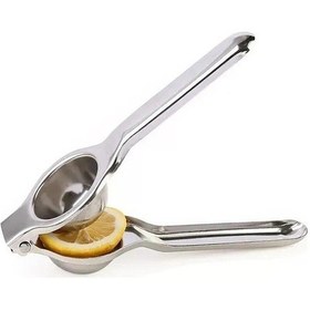 Resim Gaojunshop01 1 Adet Dayanıklı Paslanmaz Çelik Manuel Turunçgil Sıkacağı - Kolay Temizlenir Rahat Tutuşlu Büyük Boy Gümüş Renk 