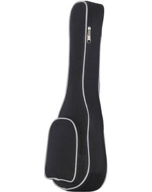 Resim 23 İnç Konçert Ukulele Çantası - Su Geçirmez Oksford Kumaşı, Ayarlanabilir Askı Kayışı Ve Aksesuar Cepi Siyah Siyah Siyah 