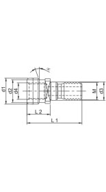 Resim Fett Iso 40.sk Iso / Dın 2080 Çektirme Civatası 