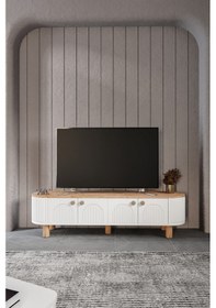 Resim Vns Modüler Mebran Kapak. Alya Tv Sehpas180 Cm Perast Oval Tv Ün 