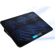 Resim Sones Ice Coorel Dizüstü Bilgisayar Tabanı Hız Kontrolü Sessiz Altı Fanlı Soğutma Tutucu Soğutma Rafı, Stil: Amiral Gemisi 