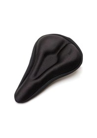 Resim Bisiklet Yumuşak Dolgulu Jel Rahat Koltuk Sele Kılıfı - Siyah 