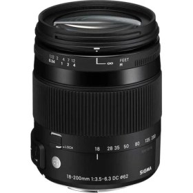 Resim Sigma 18-200 mm F/3.5-6.3 Dc Macro Os Hsm | C Sony A 