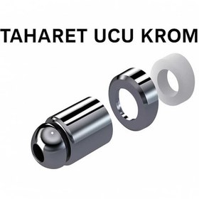 Resim ASIR ARMATÜR Klozet Taharet Çubuk Ucu Krom Perlatör 