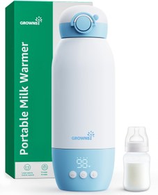 Resim Taşınabilir Biberon Isıtıcı, 600 ml, Hızlı Isıtma, 10.000 mAh Batarya, USB-C Şarj 