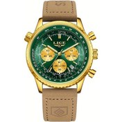 Resim Fochsia Lıge 2025 Yeni Genç Kol Saati Kahverengi Yeşil Sarı Takvimli Mevcut Diğer 