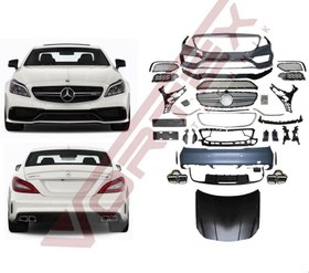 Resim Mercedes Cls63 Amg Body Kit (Kaputlu) W218 2011 Sonrası-2018 Sonrası Uyumlu 