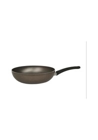 Resim Kuvars Granit Wok Tava - Siyah - 28 Cm Renkli 