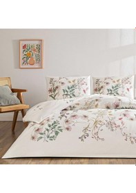 Resim Çift Kişilik Ranforce Nevresim Takımı Elowen Yeşil Çok Renkli 