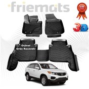 Resim Kia Sorento 3D Havuzlu Paspas 2010-2015 Arası Siyah N11.20260 