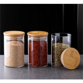 Resim Gönül Gnl3835 Borosilikat Kapaklı Cam Kavanoz 6.5x10cm Tekli 