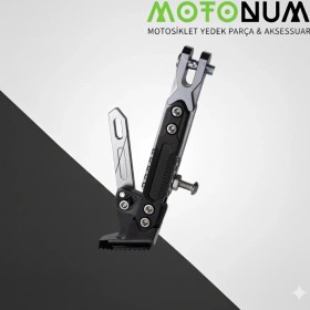 Resim Motonum Honda Vfr 1200 Yükseklik Ayarlı Metal Yan Sehpa AYK0261 