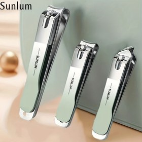 Resim 3 adet / Set Keskin Paslanmaz Çelik Tırnak Makası Seti | Tırnak Dosyası, Kalın Tırnak Makası, Manikür ve Pedikür için Parmak ve Ayak Tırnak Makasları 