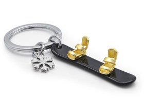 Resim Metalmorphose Snowboard Keychain 