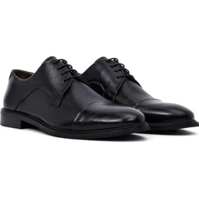 Resim Derimod Erkek Siyah Bağcıklı Deri Klasik Ayakkabı 25WFD6033FT 