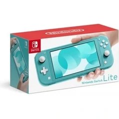 Resim Nintendo Switch Lite Turkuaz Oyun Konsolu 