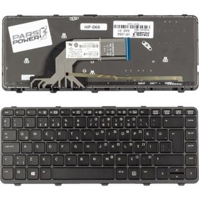 Resim HP Uyumlu Probook 640 G1 (F1Q65Ea) Notebook Klavye Işıklı (Siyah Tr) 