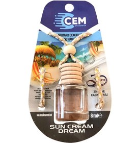 Resim Cem Car Care Cam Fanus Sun Cream Dream Ayna Kokusu 8 ML 