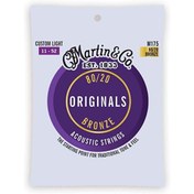 Resim Martin & Co M175 "Original M175" Bronze Akustik Gitar Teli Custom Light 11-52 