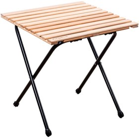 Resim Katlanabilir Ahşap Kamp ve Piknik Masası - Demir Ayaklı (54021) 