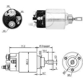 Resim Baysal Marş Otomatıgı 12v C3 Berlingo P106 P306 Partner Benzinli (zm 0679) Zm-0377 ZM-0377 