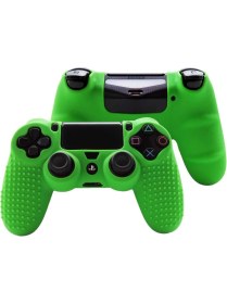Resim Cosmostech Playstation 4 Ps4 Dualshock 4 Oyun Kolu Joystick Silikon Koruyucu Kılıf Yeşil 