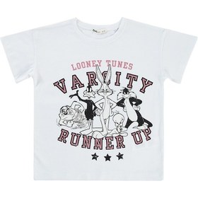 Resim Looney Tunes Kız Çocuk Tişört 6-9 Yaş Beyaz 18849182124s2 Beyaz 