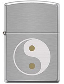 Resim Zippo Çakmak 200-051273 Yin Yang Laser 