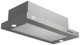 Resim Vicoa-Vuh 6001-G-60 Cm. Gri Dolap Altı Davlumbaz - 500 m³/saat Yüksek Emiş Gücü 