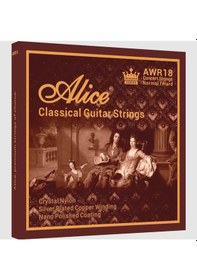 Resim Alice Awr18-n Klasik Gitar Tel Seti - Long Life Crystal Normal T 