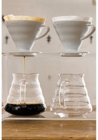 Resim Hario V60 Range Servis Sürahisi Şeffaf 600 ML 