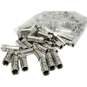 Resim ROSE RG6 Sıkmalı F Konnektör - 100Adet 