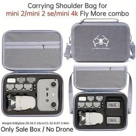 Resim Gaojunshop01 Porseejie Djı Mini 2 Se 4k Çok Fonksiyonlu Drone Çantası Kırmızı Astarlı 