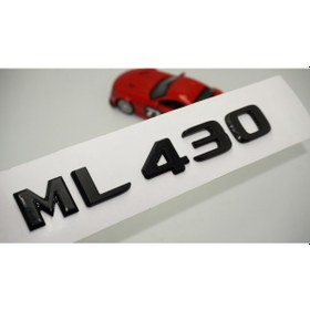 Resim ML 430 Bagaj Parlak Siyah ABS 3M 3D Yazı Logo 