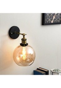 Resim Rsylight Rustik Retro Beyaz Mafsallı Dekoratif Hareketli Duvar Aplik Eskitme 