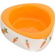 Resim Hayvanlar İçin Seramik Hamster Kasesi Tip Chinchilla Ve Gine Domuz Yemek Yemeği Karikatür Hamster Tasarım Hamster Sıçanları Ve Tavşanlar 