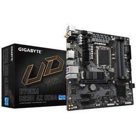 Resim Gigabyte B760M DS3H AX D4 Intel B760 5333 MHz DDR4 LGA 1700 Mikro ATX Anakart 