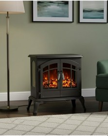 Resim Reyo Stove Babil Isıtıcılı Çift Kademe Dekoratif Elektrikli Şömine 