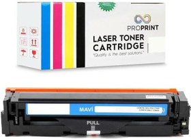 Resim Proprint 203X CF541X Mavi Muadil Toner 2500 Sayfa M254nw, HP ile uyumlu 
