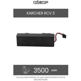 Resim Roborge Karcher Rcv 3 Robot Süpürge Uyumlu Batarya 3500 Mah - Muadil Ürün 