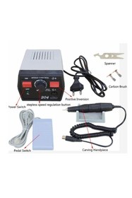 Resim ömürdepo Ömürdepo Strong 204 Elektrikli Mini Freze Makinesi Mikromotor 