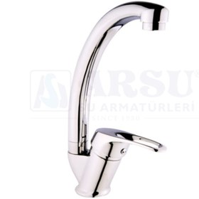 Resim Arsu Mıx Kısa Kuğu Lavabo Bataryası 