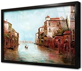 Resim Venedik Çerçeveli Cam Tablo 20x30 cm CB23023 