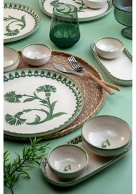 Resim Kütahya Porselen 14 Parça 6 Kişilik Kahvaltı Takımı Ottoman Elega 417663 Çok Renkli 