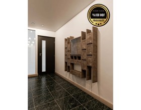 Resim Elips Posta Kutusu Mdf 12'li 