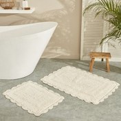 Resim Arlene 2li Banyo Paspası Ekru Sarah Anderson