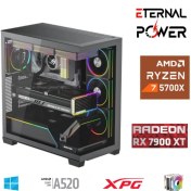 Resim ETERNAL POWER RYZEN 7 5700X 32G DDR4 1TB M.2 RX7900XT A520 T750W 